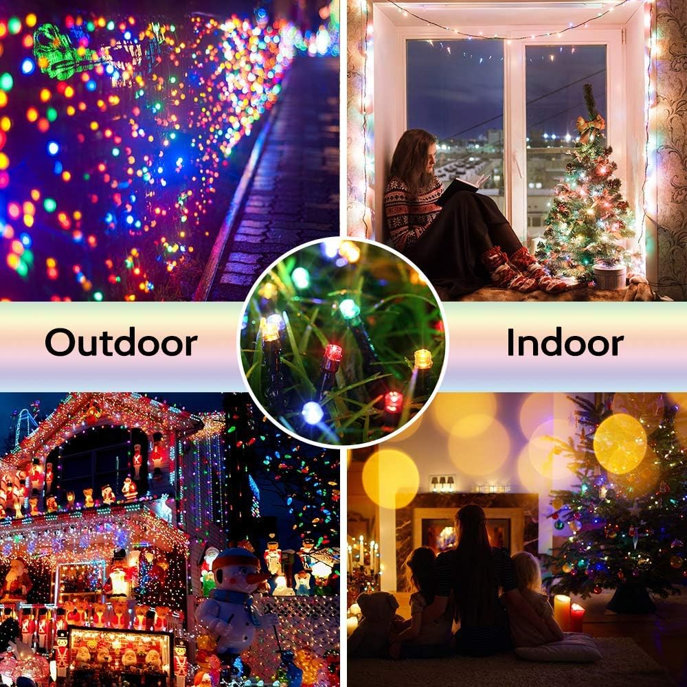 Thumbnail 2 de NEXVIN Solar Weihnachtsbeleuchtung Außen 20m • 200 LED im 8-Modi-Lichtschlauch