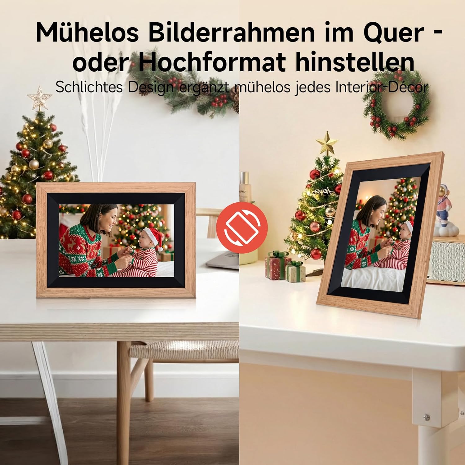 Thumbnail 6 de Rollei Smart Frame 105 WiFi – 10,1 Zoll digitaler Bilderrahmen mit Frameo WLAN