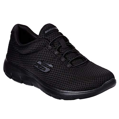 Detalle de Skechers Womens Summits Artistry Chic Sneaker – Black (UK 5)