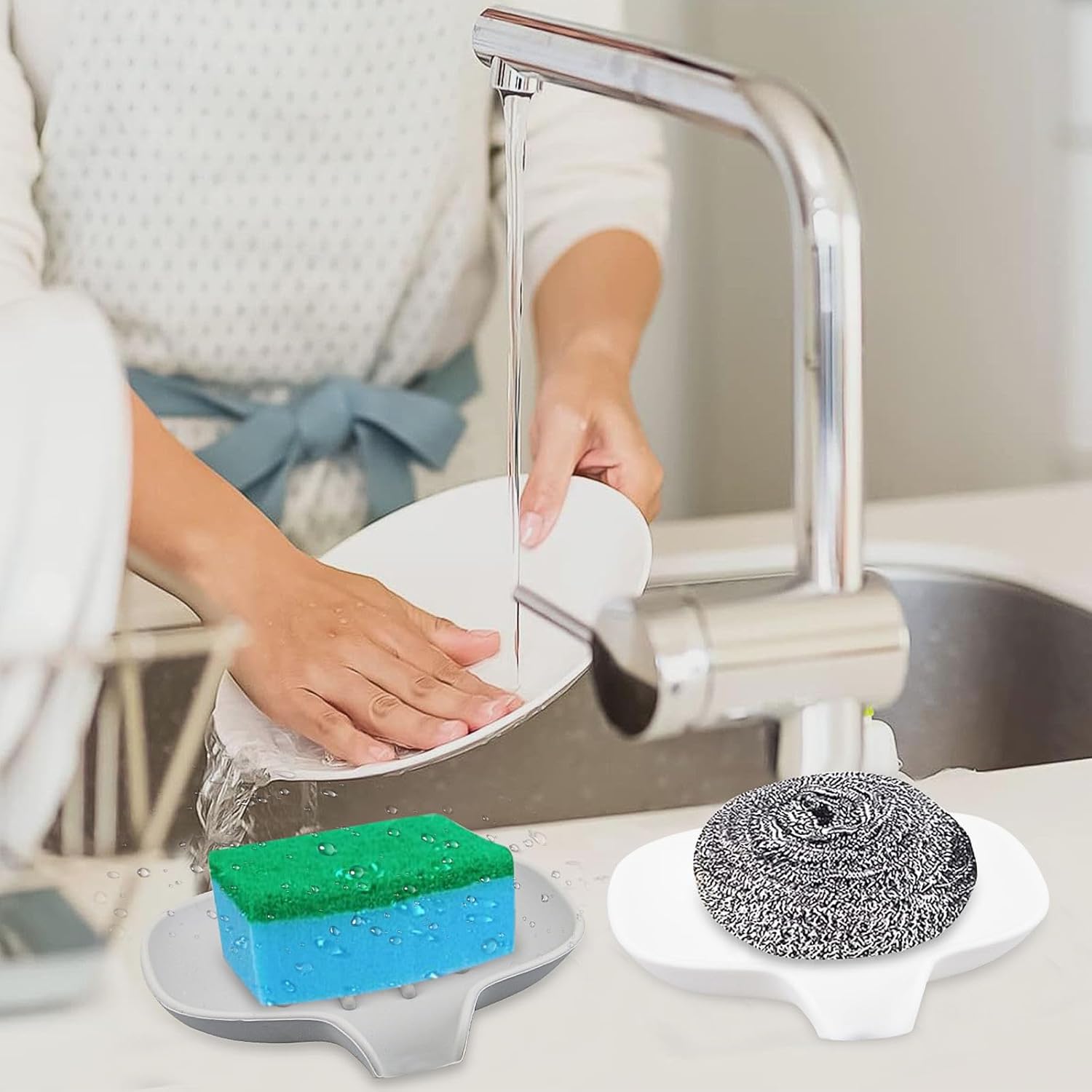 Thumbnail 4 de Fikiro Seifenschale 2er Set mit Silikonnetz