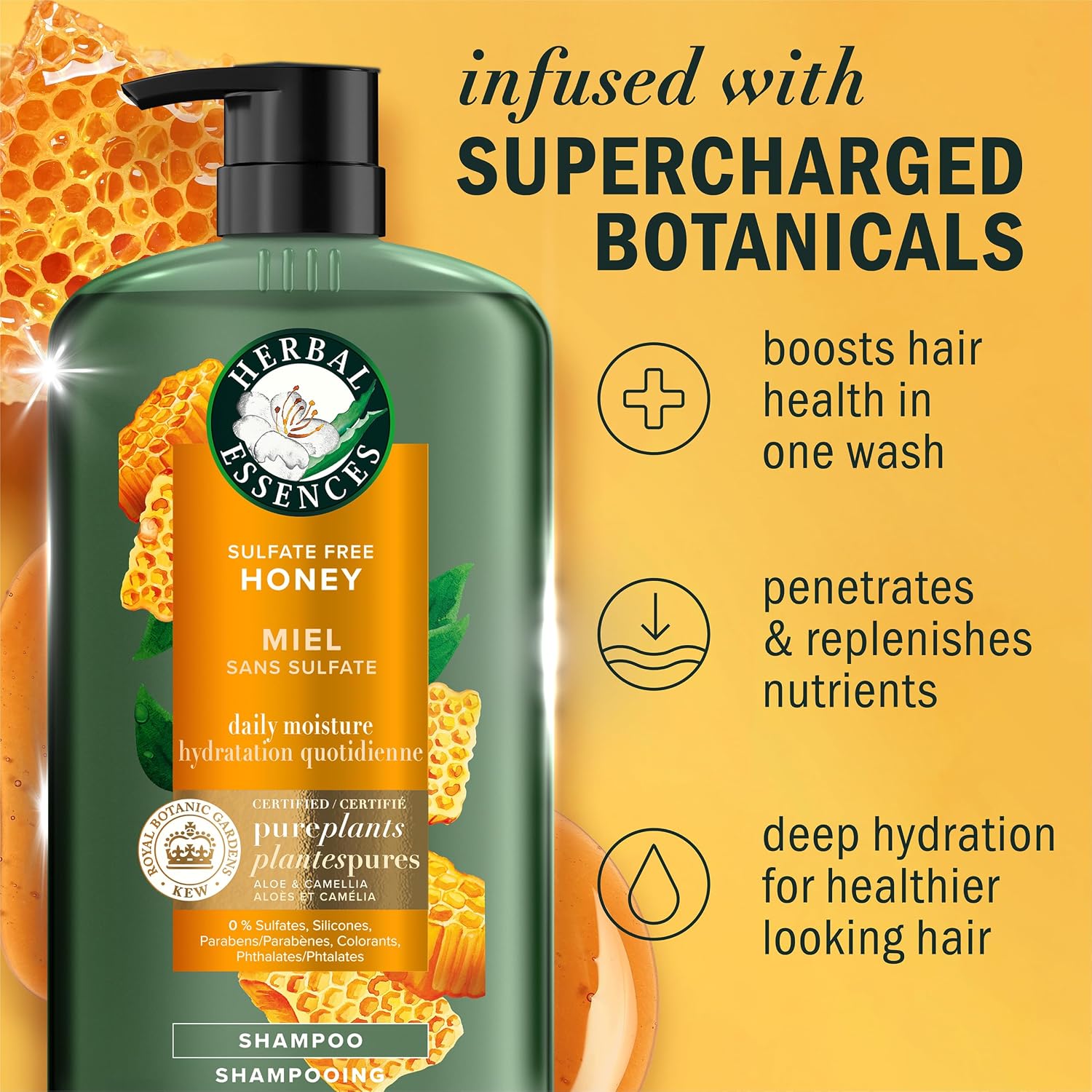 Detalle 2 de Herbal Essences Sulfate Free Shampoo 33.8 oz