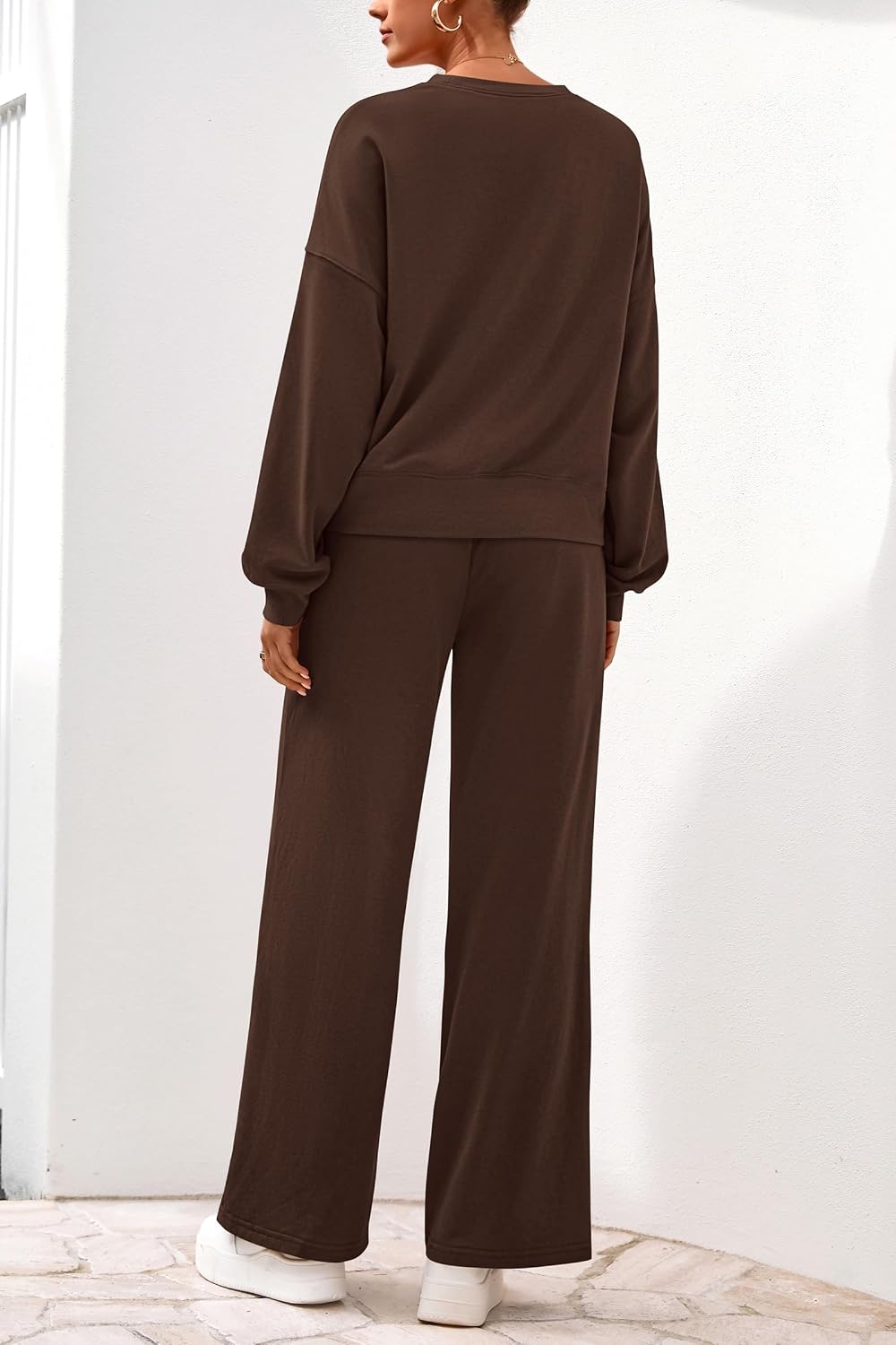 Thumbnail 4 de PRETTYGARDEN 2-Piece Sweat Set Wide Leg