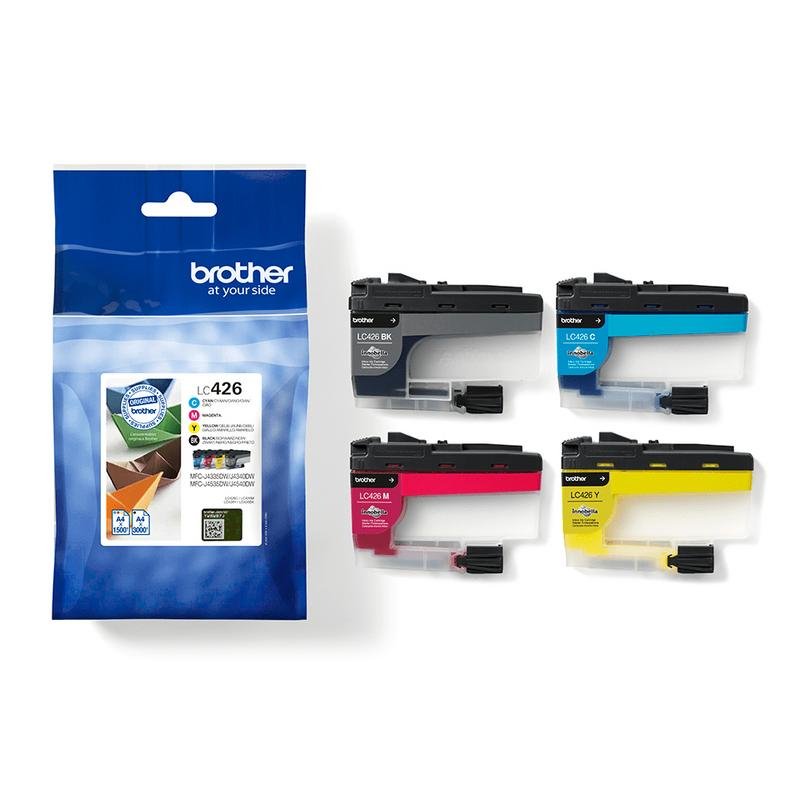 Detalle 2 de Cartuchos de Tinta Original Brother LC426VAL MultiPack Negro/Cian/Magenta/Amarillo
