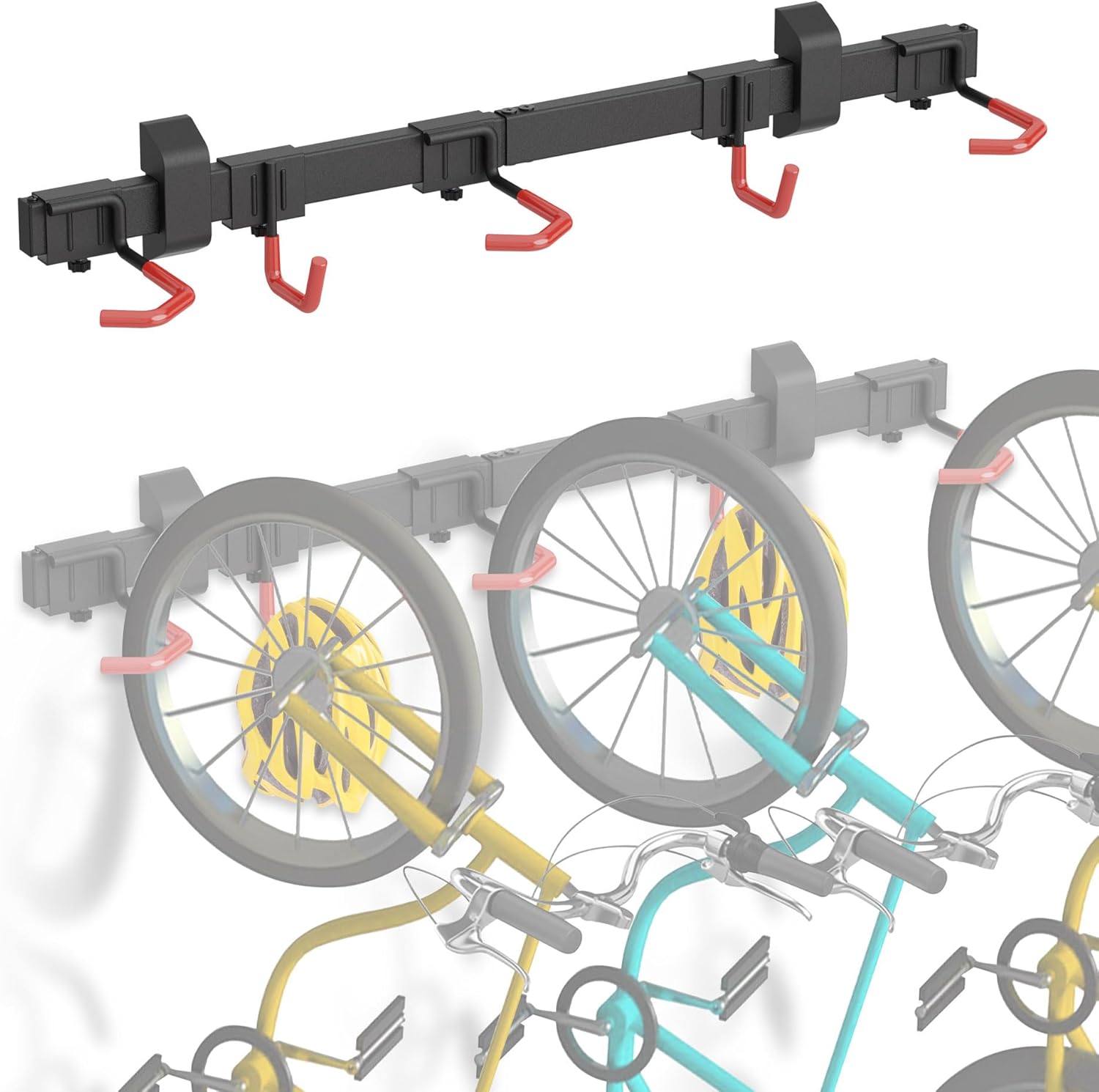 Detalle 2 de Mimoke Soporte Vertical para Bicicletas 🧗♂️ Organizador de Garaje