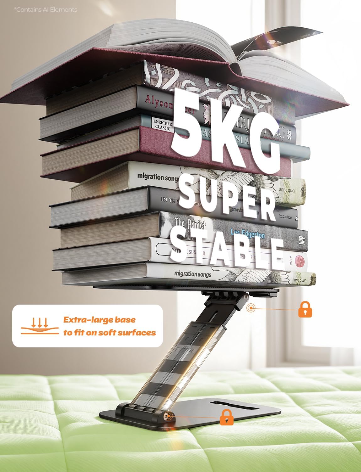 Thumbnail 4 de LISEN iPad Stand for Desk — Tablet Holder for Home and Office Use