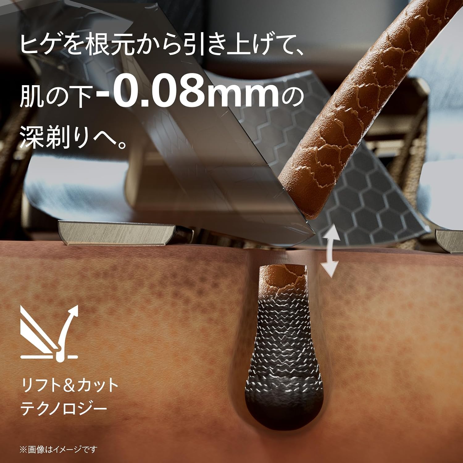 Detalle de フィリップス i9000 Prestige Ultra XP9404/36 電動シェーバー 72枚刃・5モード・洗浄機付き