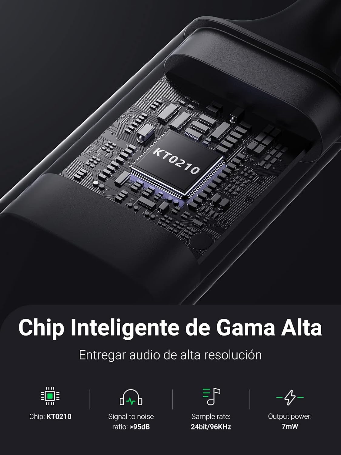 Thumbnail 3 de UGREEN Adaptador Audio USB a Jack 3,5mm 🎧 - Sonido Excelente