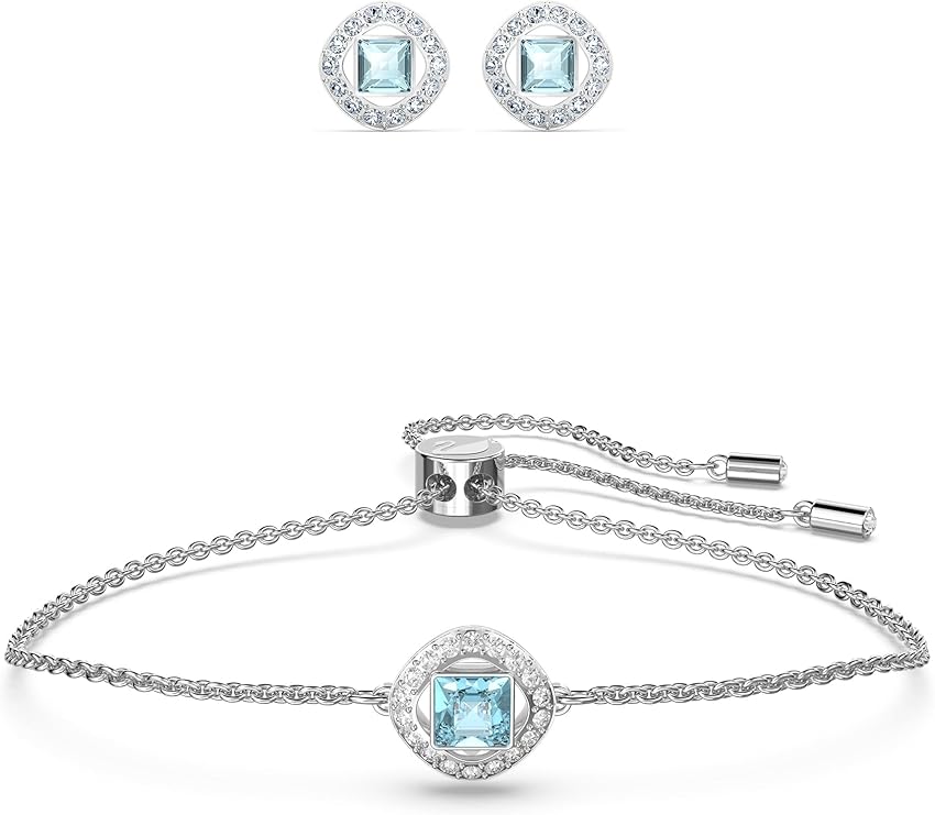 Thumbnail 4 de Swarovski Pulsera Una Angelic azul, baño de rodio 💍