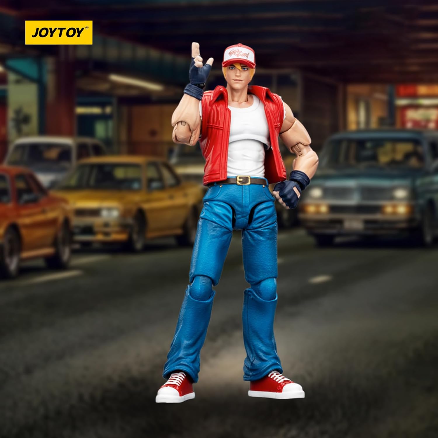 Thumbnail 1 de JOYTOY JT03318 SNK KOF '98UM テリー・ボガード 1/18可動フィギュア