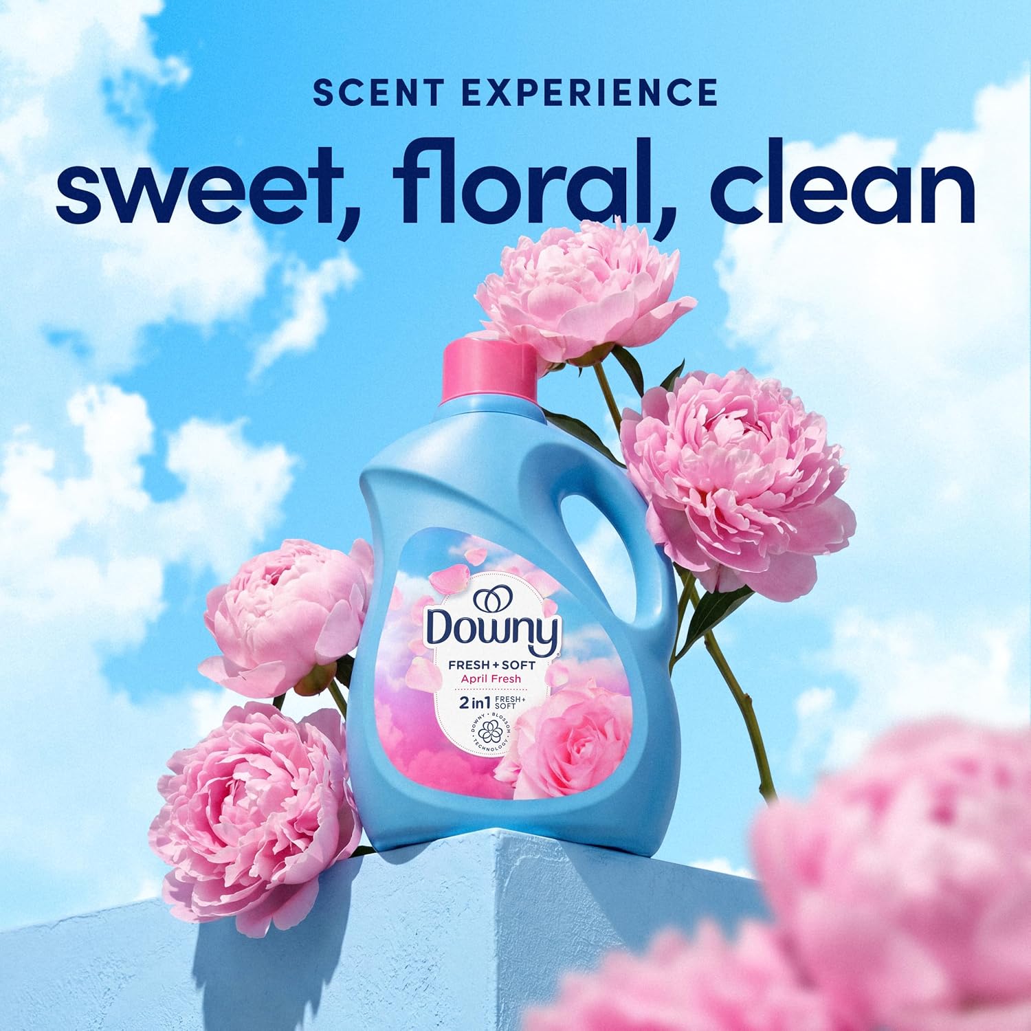 Detalle de Downy 30772119860 Liquid Fabric Softener, April Fresh, 4.16 L, 190 Loads