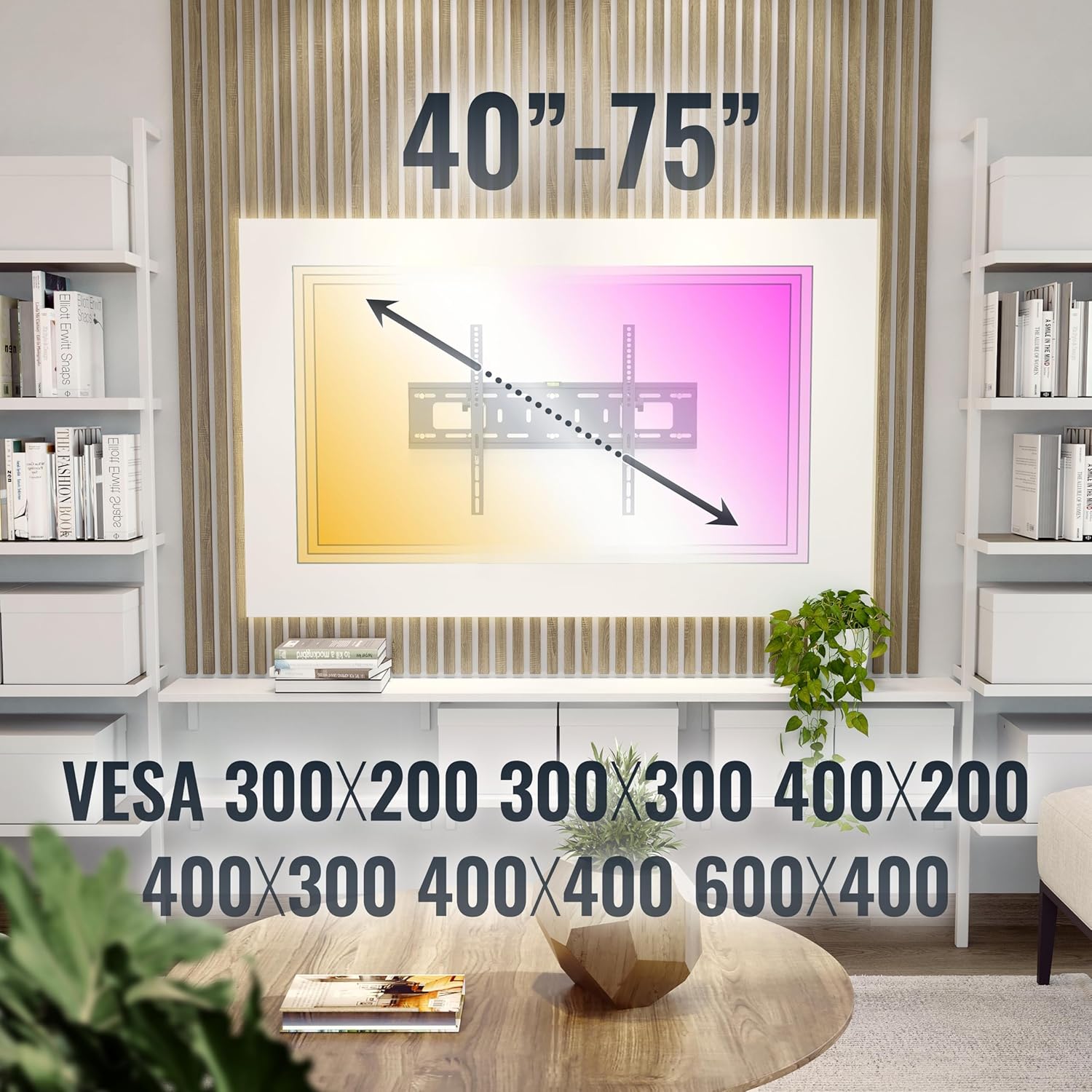 Thumbnail 4 de RICOO N2364 Supporto TV 37-70"
