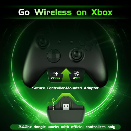 Detalle de Gvyugke Captain 560 Wireless Gaming Headset: Solid Xbox/PS5 Companion with Long Battery