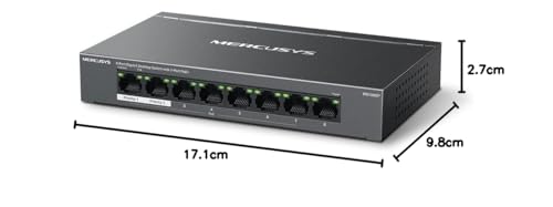 Thumbnail 7 de MERCUSYS MS108GP Switch Gigabit PoE+ 8 Puertos ⚡