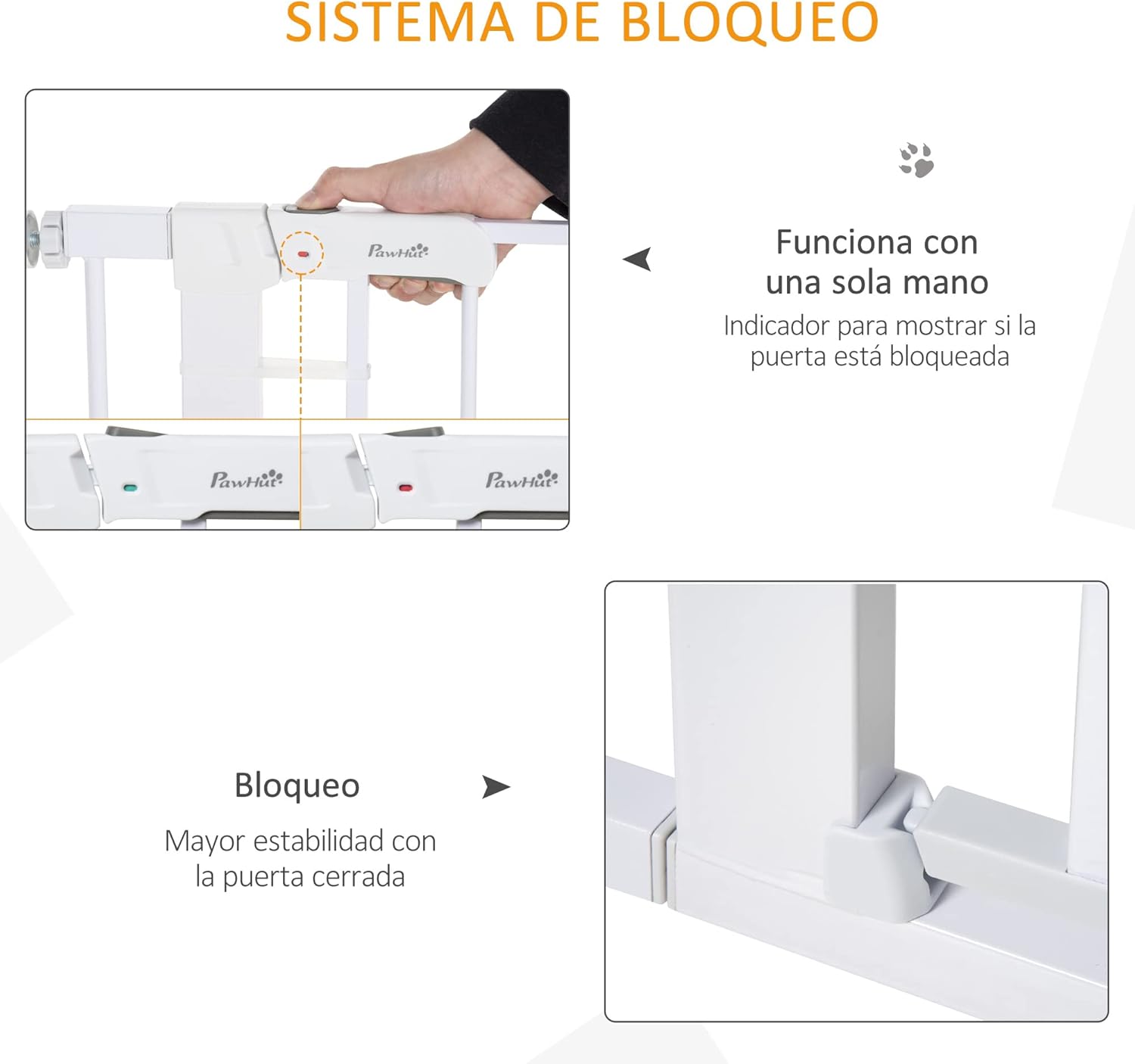 Thumbnail 4 de PawHut Barrera de Seguridad 76 cm