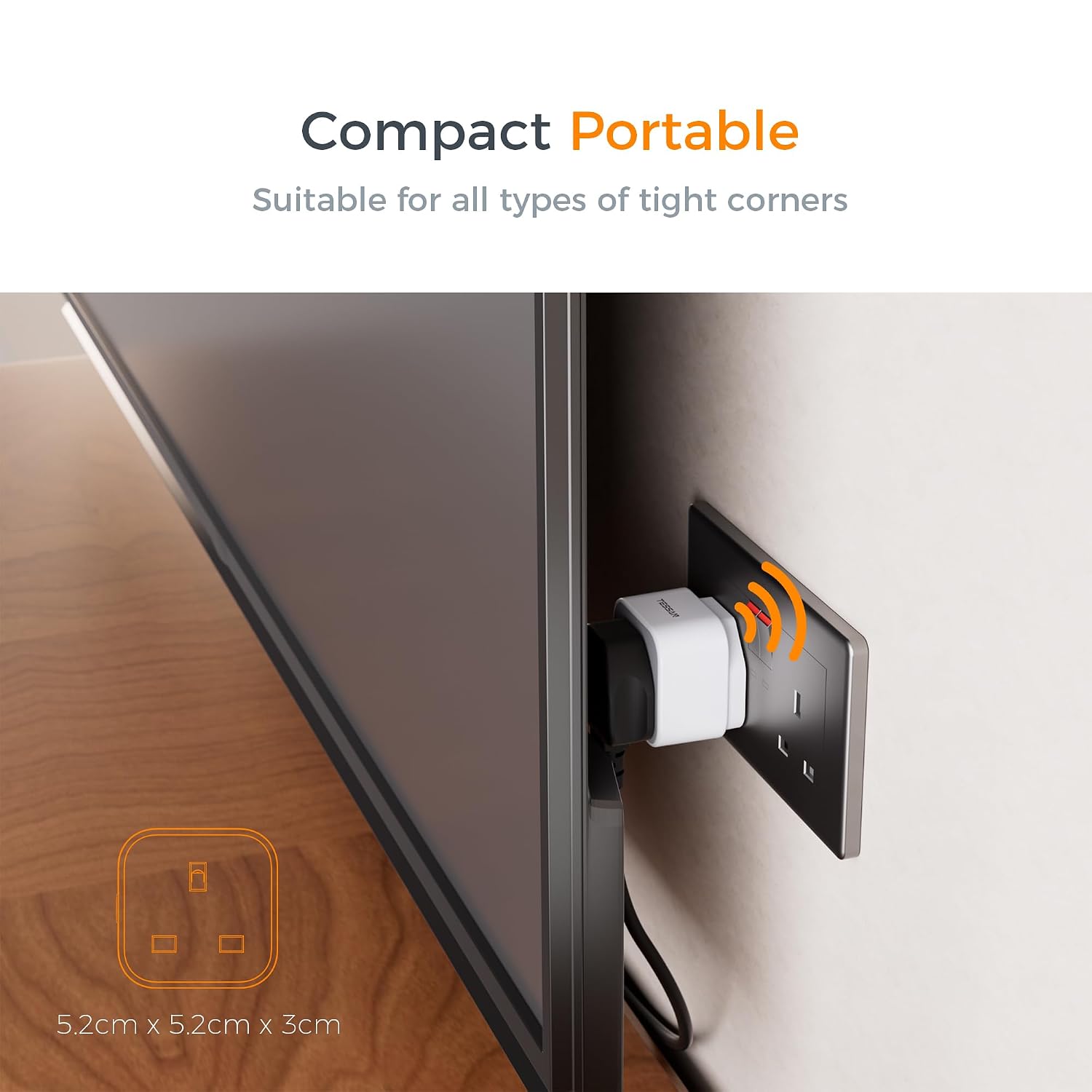 Thumbnail 6 de TESSAN Remote Control Plug Socket 30m
