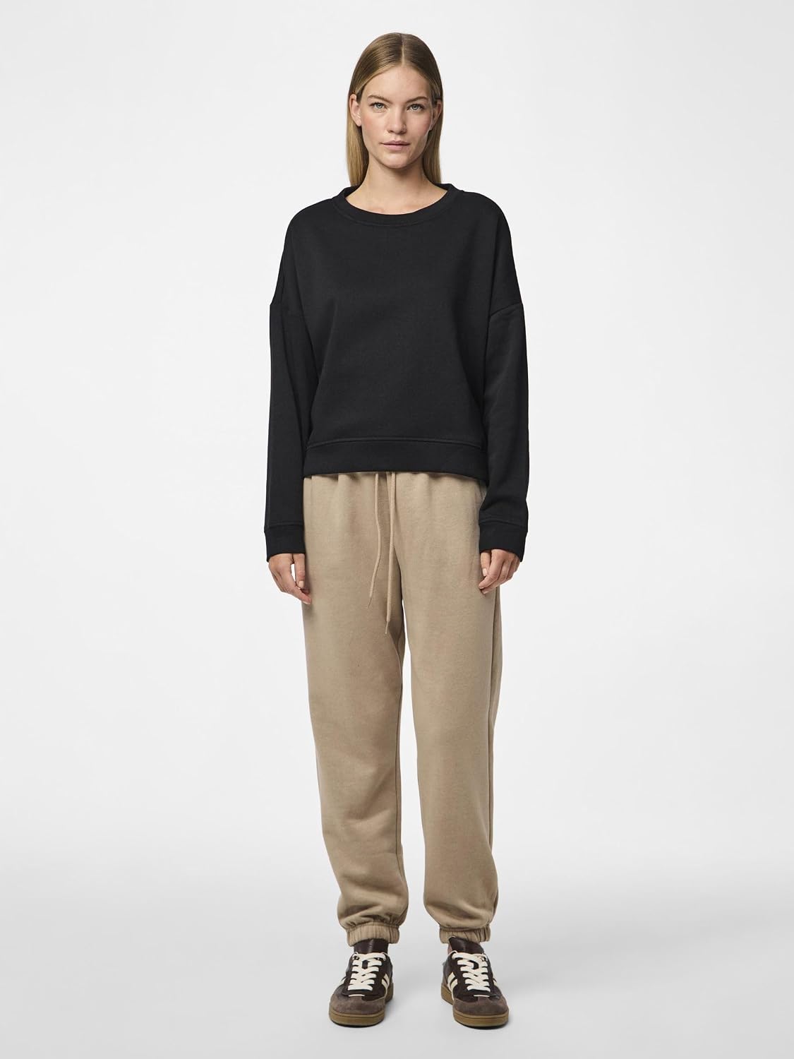 Detalle de Pieces Pcchilli Ls Sweat Noos BC – sweat de survêtement pour femme à manches longues