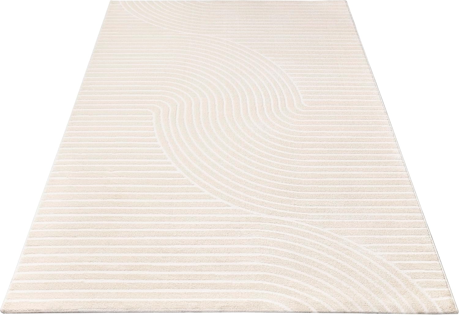 Thumbnail 4 de Paco Home Tapis Salon 80x150 Crème