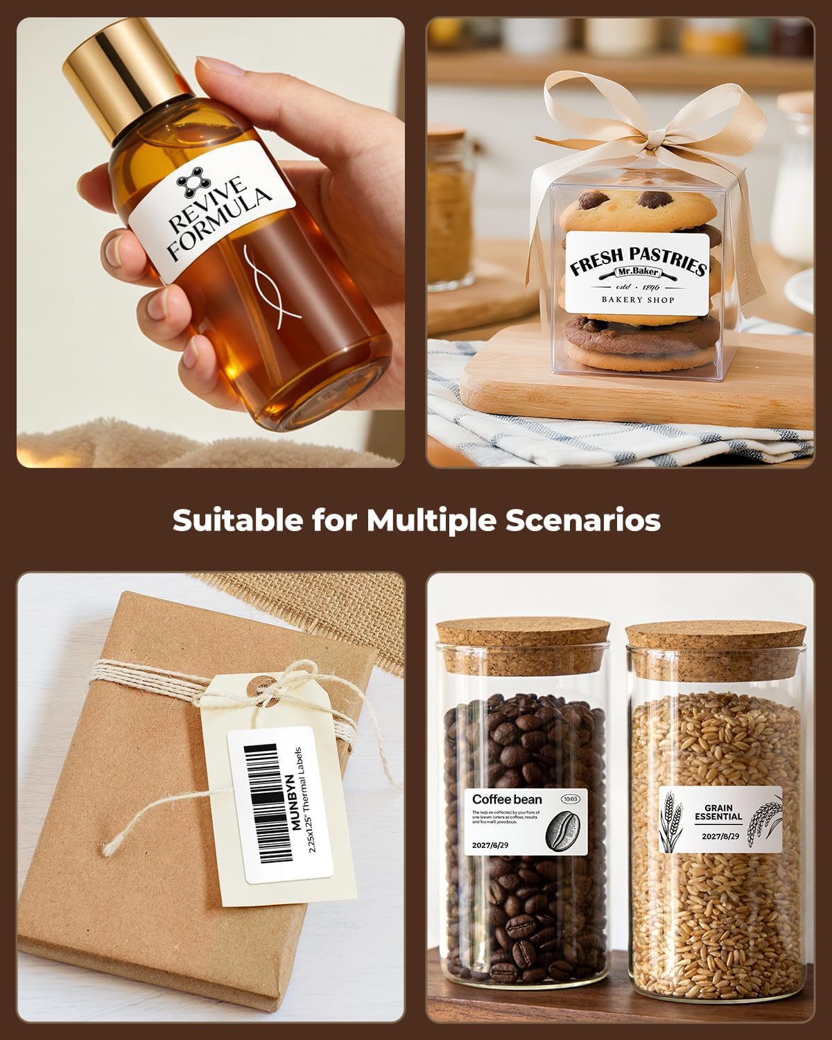 Thumbnail 6 de MUNBYN 57mm x 32mm thermal shipping labels 1000