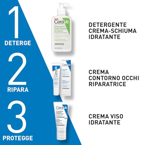 Detalle de CeraVe Crema Viso Idratante Notte per Pelli Normali a Secche, 50 ml
