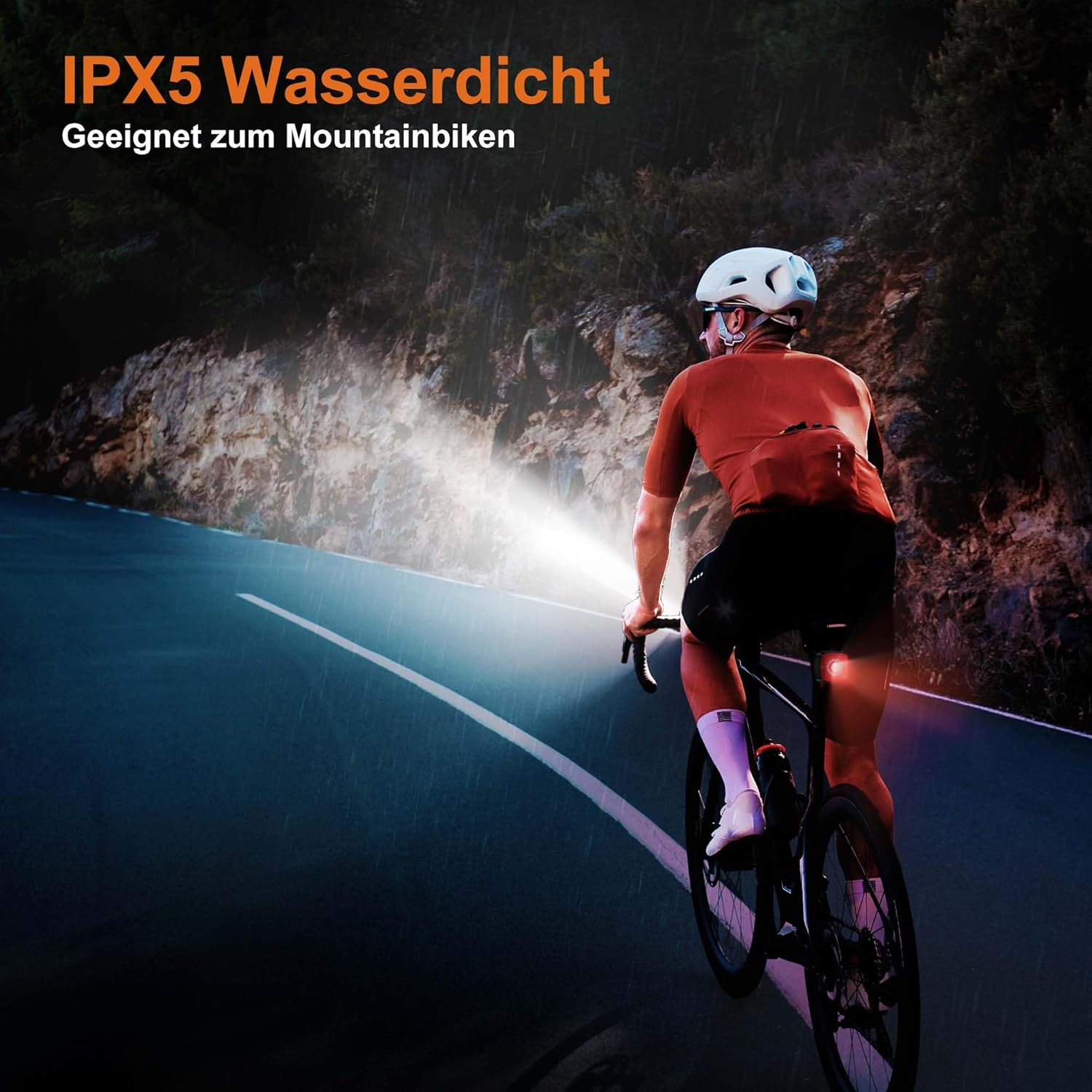 Detalle de OnMeto Fahrradlicht vorne 2,2–6 h
