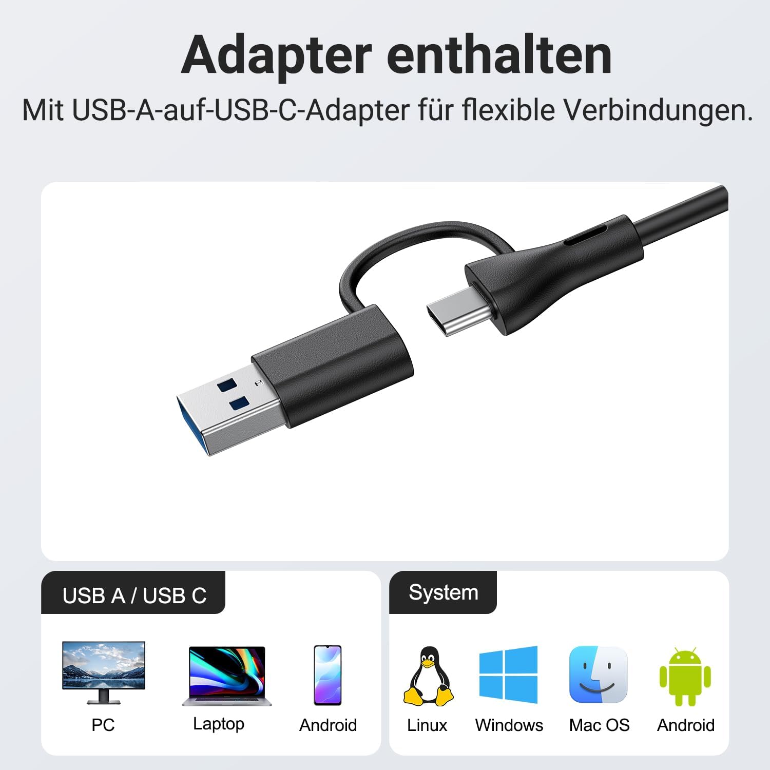 Thumbnail 5 de INGA Computer-Lautsprecher mit abnehmbarem Mikrofon