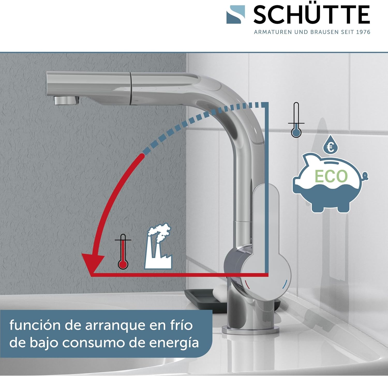 Thumbnail 3 de Schütte 79710 Grifo de Lavabo London 💧 Cromado
