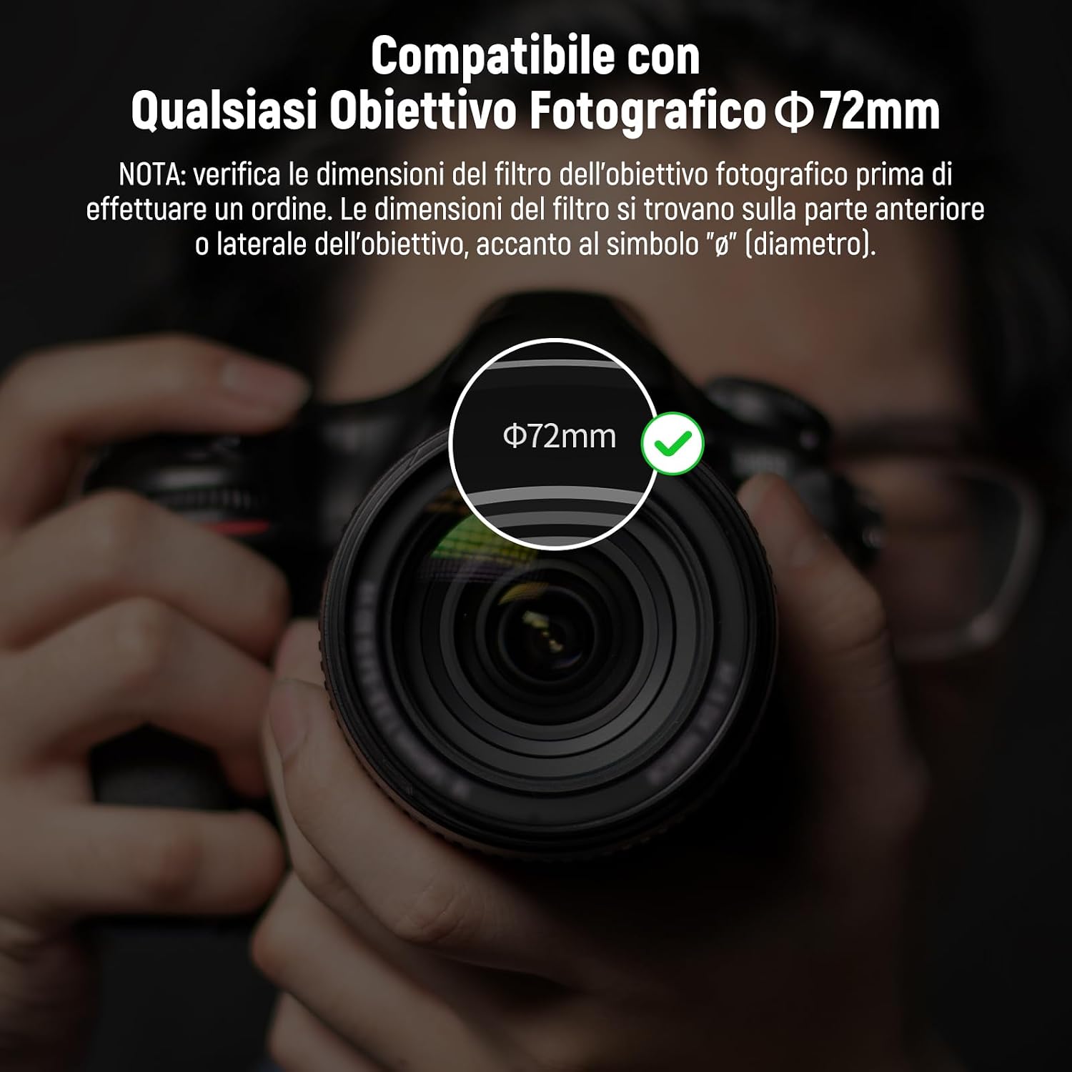 Thumbnail 6 de NEEWER Kit Filtri 72mm UV, CPL e ND4 con Custodia Rigida – Set completo per obiettivi 72mm