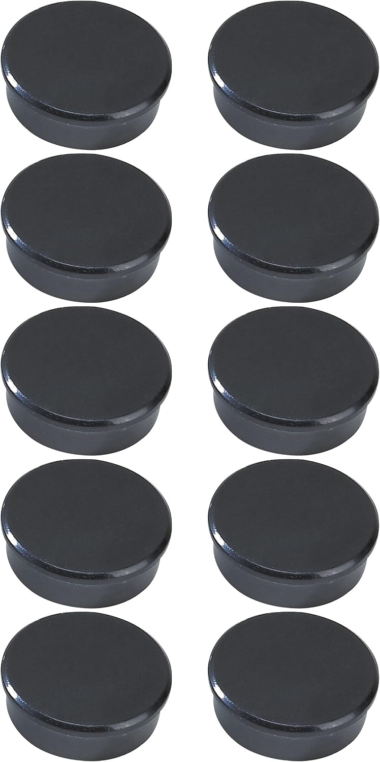 Detalle de Dahle 95538 Magnete-Set, Ø38 mm, Haftkraft 25 N, 10 Stück, rot