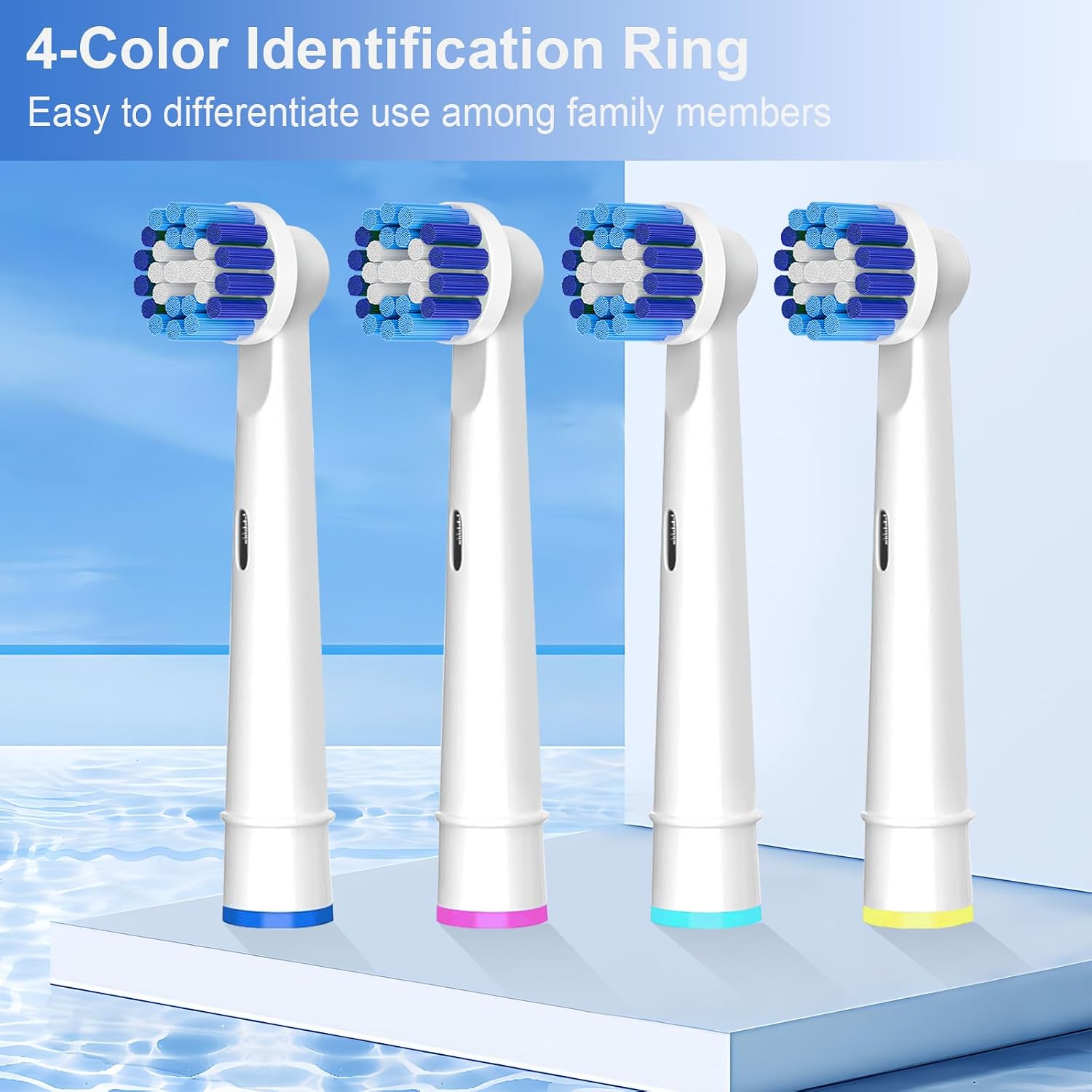 Thumbnail 6 de Sdiveson 8pc Replacement Brush Heads for Braun Oral-B electric toothbrushes (Precision Clean compatible)