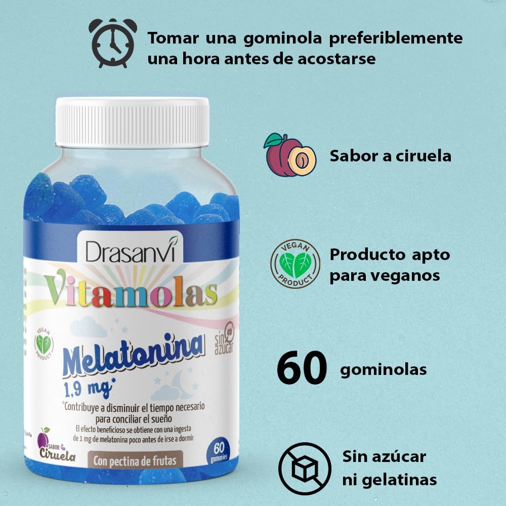 Thumbnail 1 de DRASANVI Gominolas de Melatonina 🌙 | Sueño de Calidad Vegano