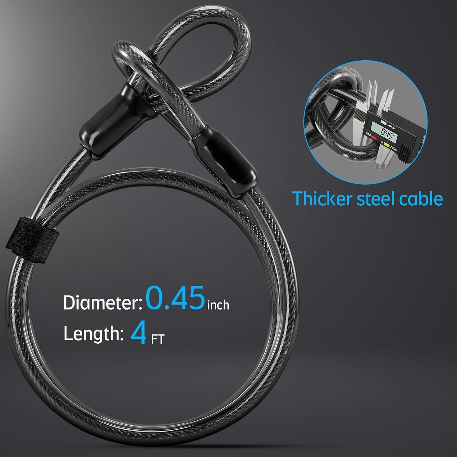 Detalle 2 de Heavy Duty Bike U Lock with 12 Ton Shear and 0.74-Inch Shackle