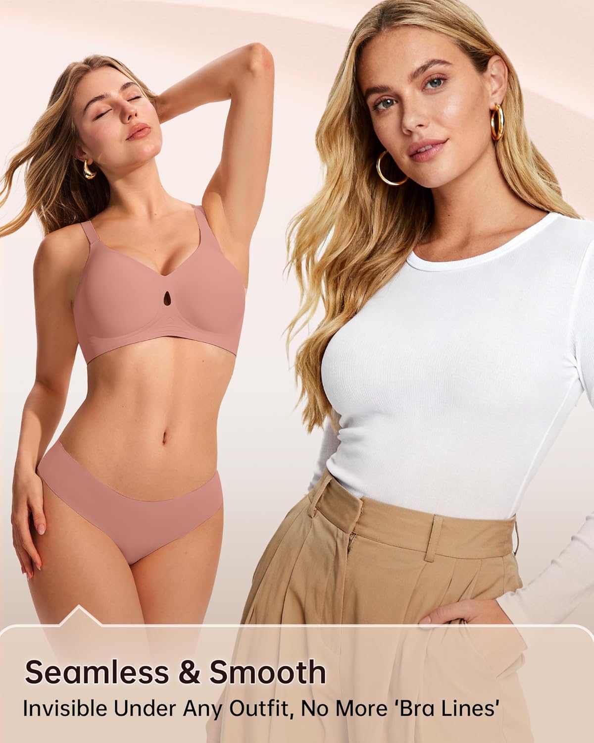 Thumbnail 4 de LetsJoli Wireless Jelly Bra: Seamless, Full Coverage Comfort for Everyday Wear