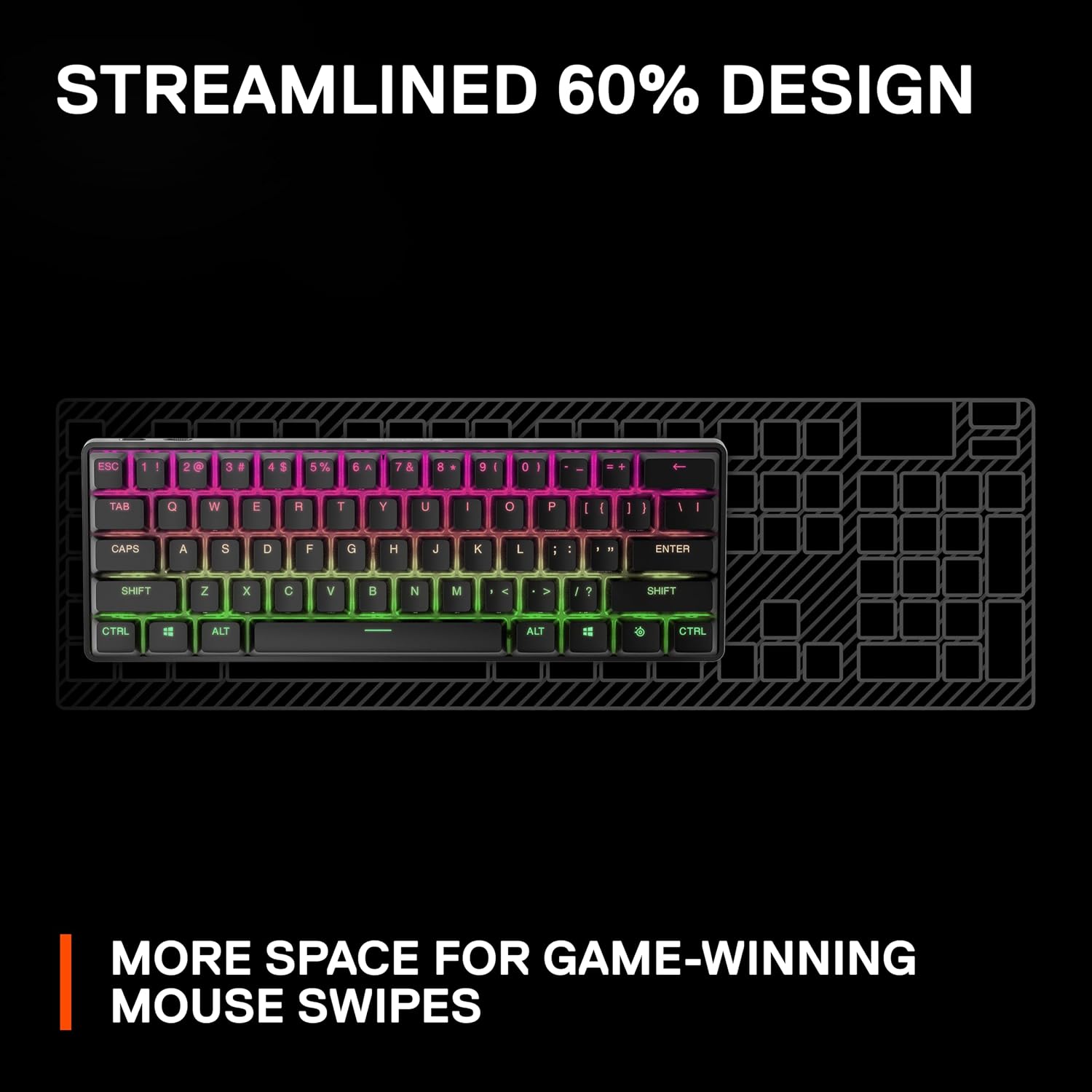 Detalle 2 de SteelSeries Apex Pro Mini Wireless keyboard