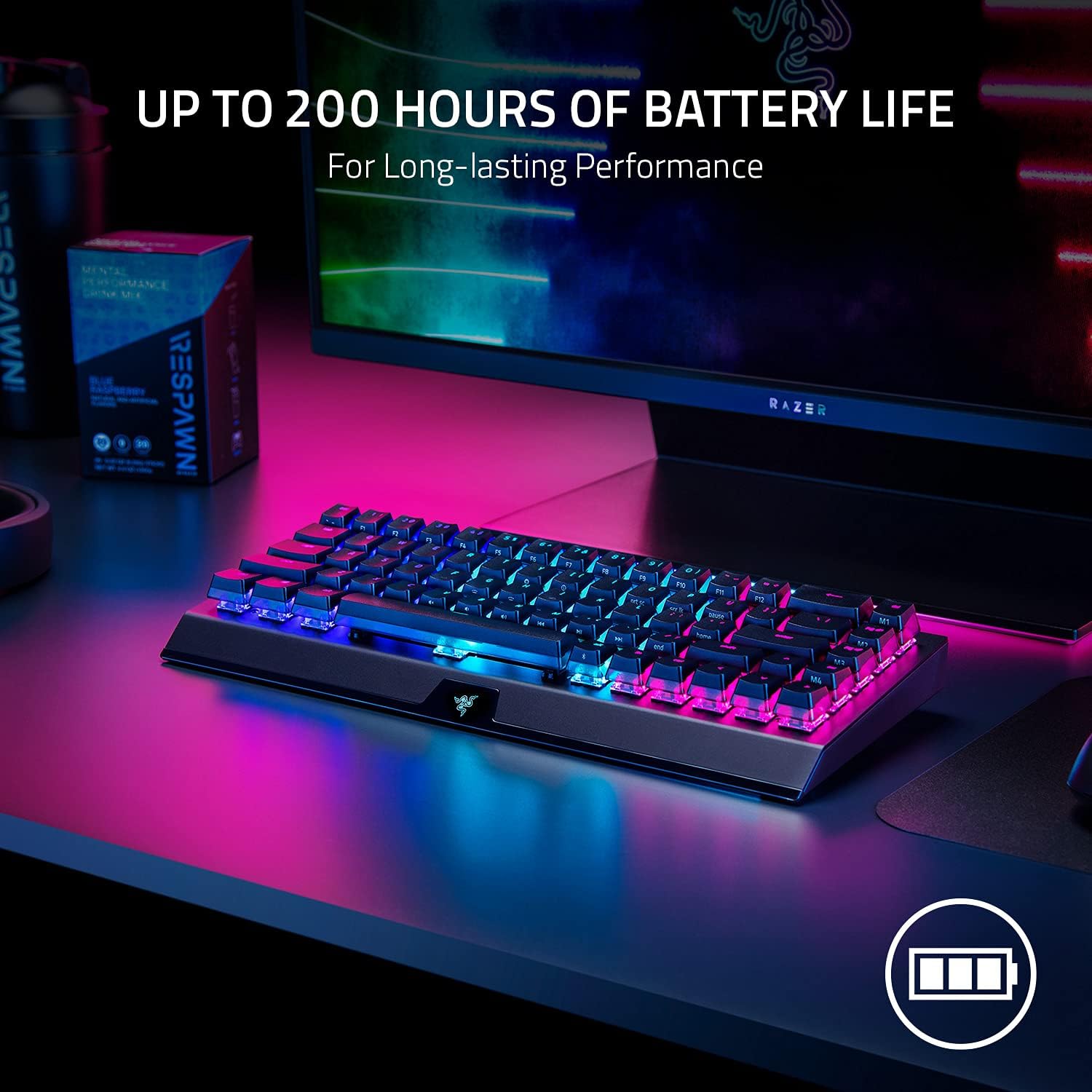 Thumbnail 5 de Razer BlackWidow V4 Mini 65% Wireless Keyboard ⌨