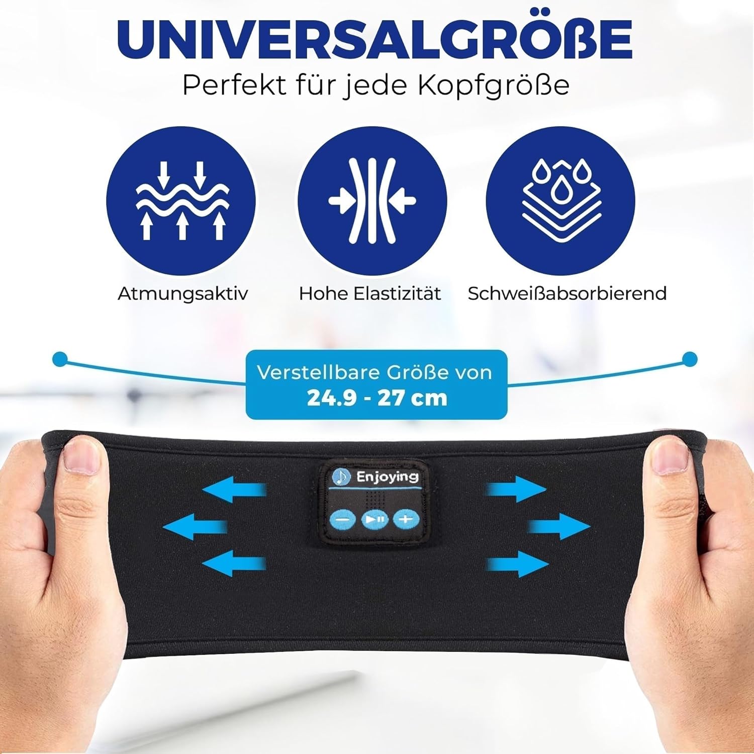 Thumbnail 6 de GLOBAL TECH Sport-Schlafkopfhörer Bluetooth 5.2