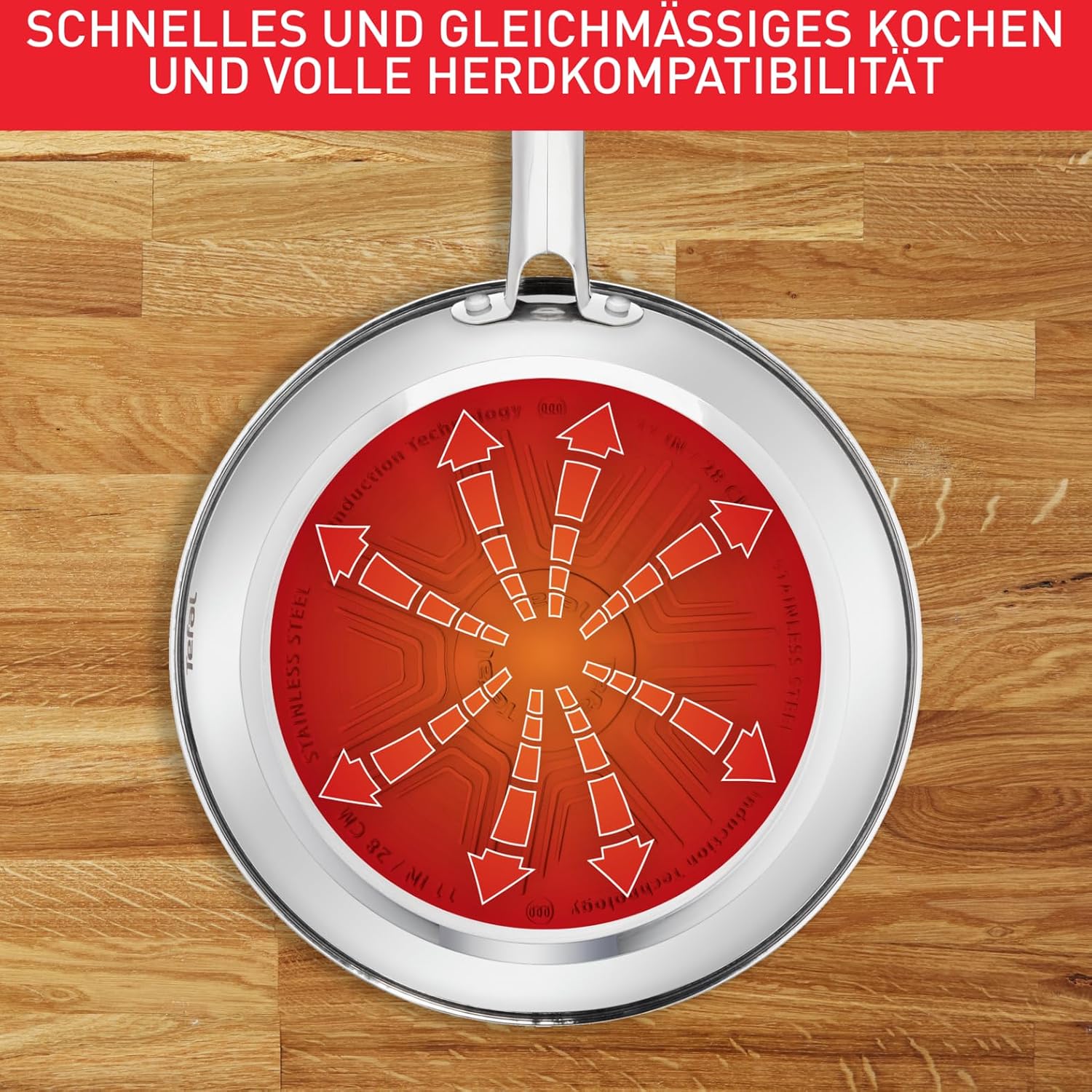 Thumbnail 3 de Tefal Duetto Pfanne 28cm Edelstahlpfanne