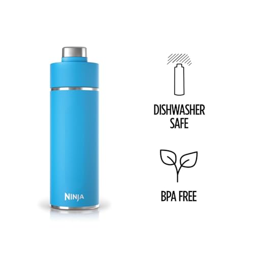 Thumbnail 5 de Ninja Thirsti Water Bottle and Flask 700 ML – Tropical Blue (DW2401EUUKSB)