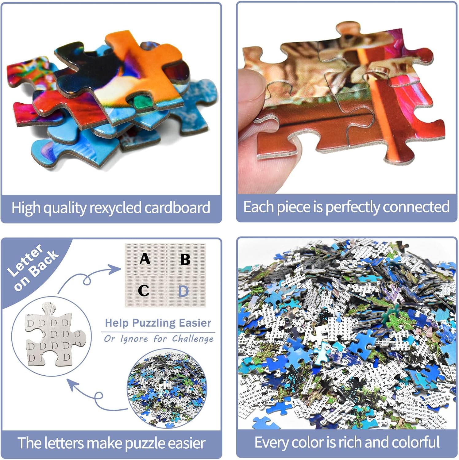 Detalle 2 de Puzzle 1000 Teile MĂ€rchenhaus im Garten đ§©
