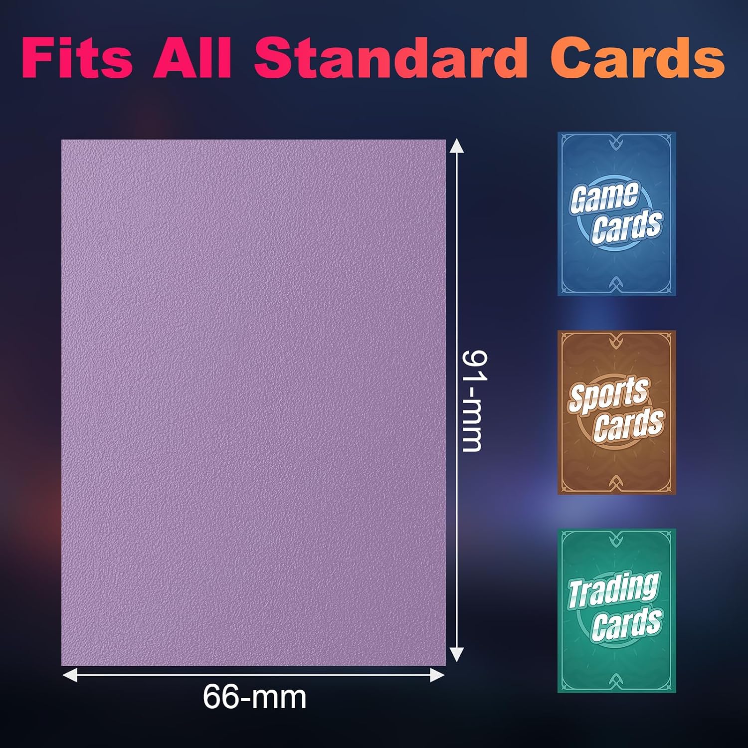 Thumbnail 6 de 1200 Pack Card Sleeves: Matte Dual Trading Card Sleeves with Opaque Back