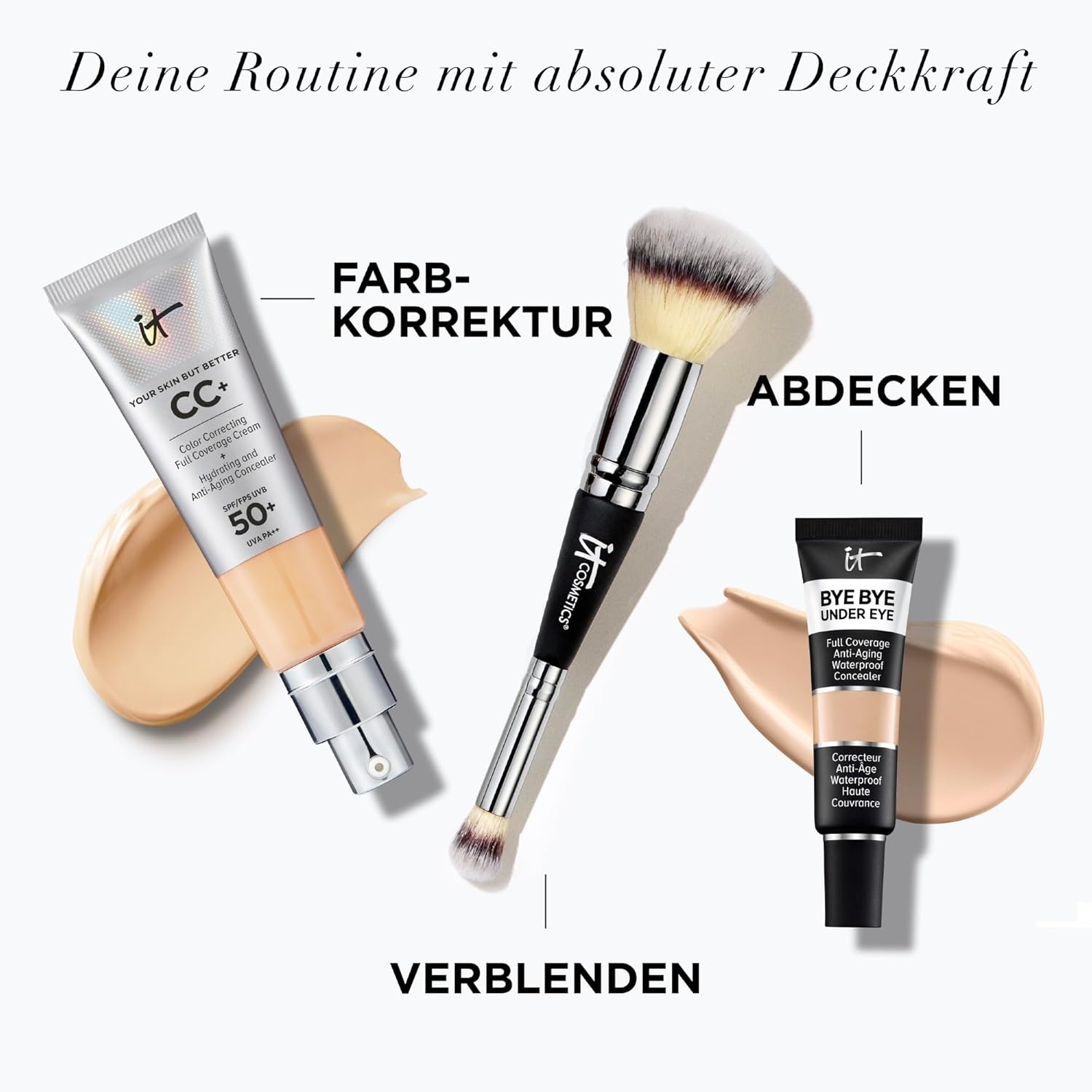 Thumbnail 6 de IT Cosmetics Your Skin But Better CC Cream LSF 50+ – getönte Anti-Aging-Tagescreme als Foundation & Concealer