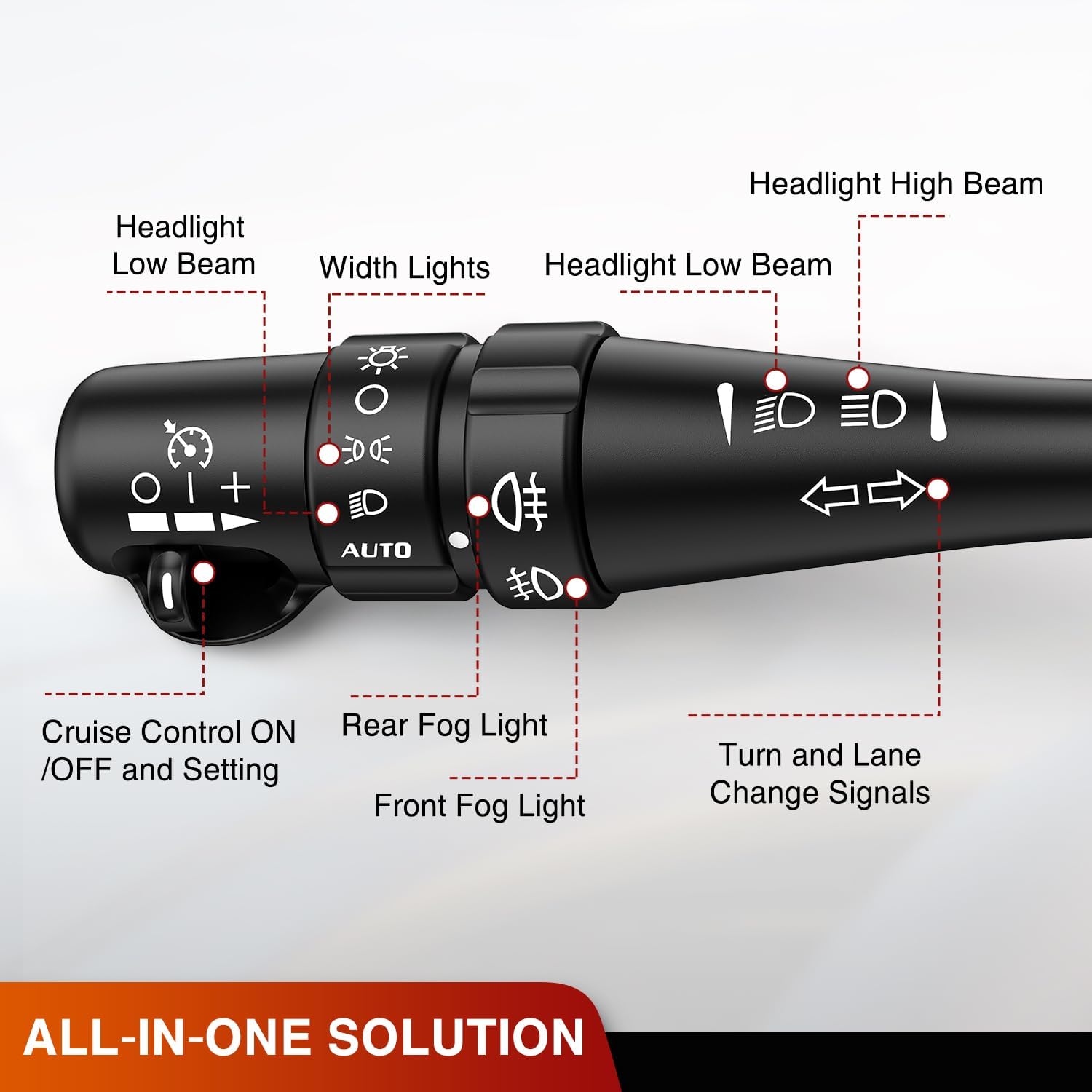 Detalle de Nilight Turn Signal Switch for Cadillac CTS SRX with Fog Lights