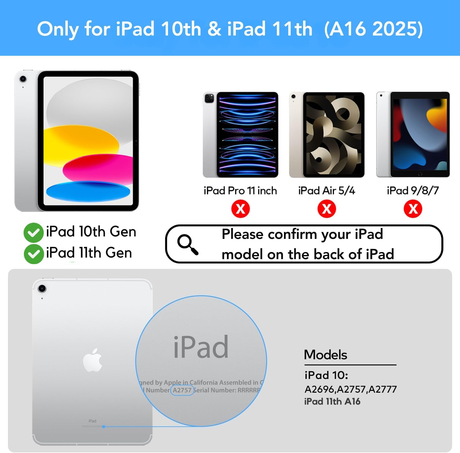 Thumbnail 1 de runelk Keyboard Case for iPad 10th Gen with Trackpad