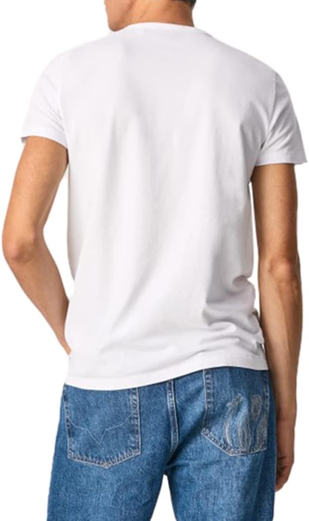 Detalle 2 de Pepe Jeans Original Basic 3n T-Shirt Uomo (Pacco da 1)
