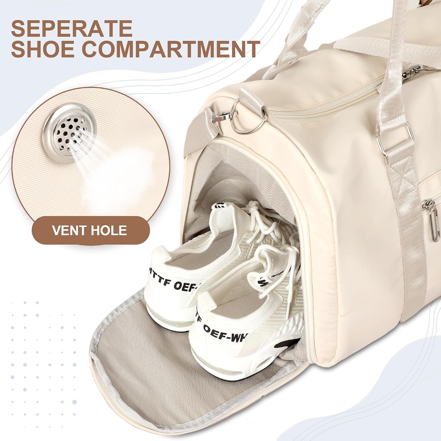 Thumbnail 4 de FIORETTO Womens Gym Sports Bag with Shoe Compartment