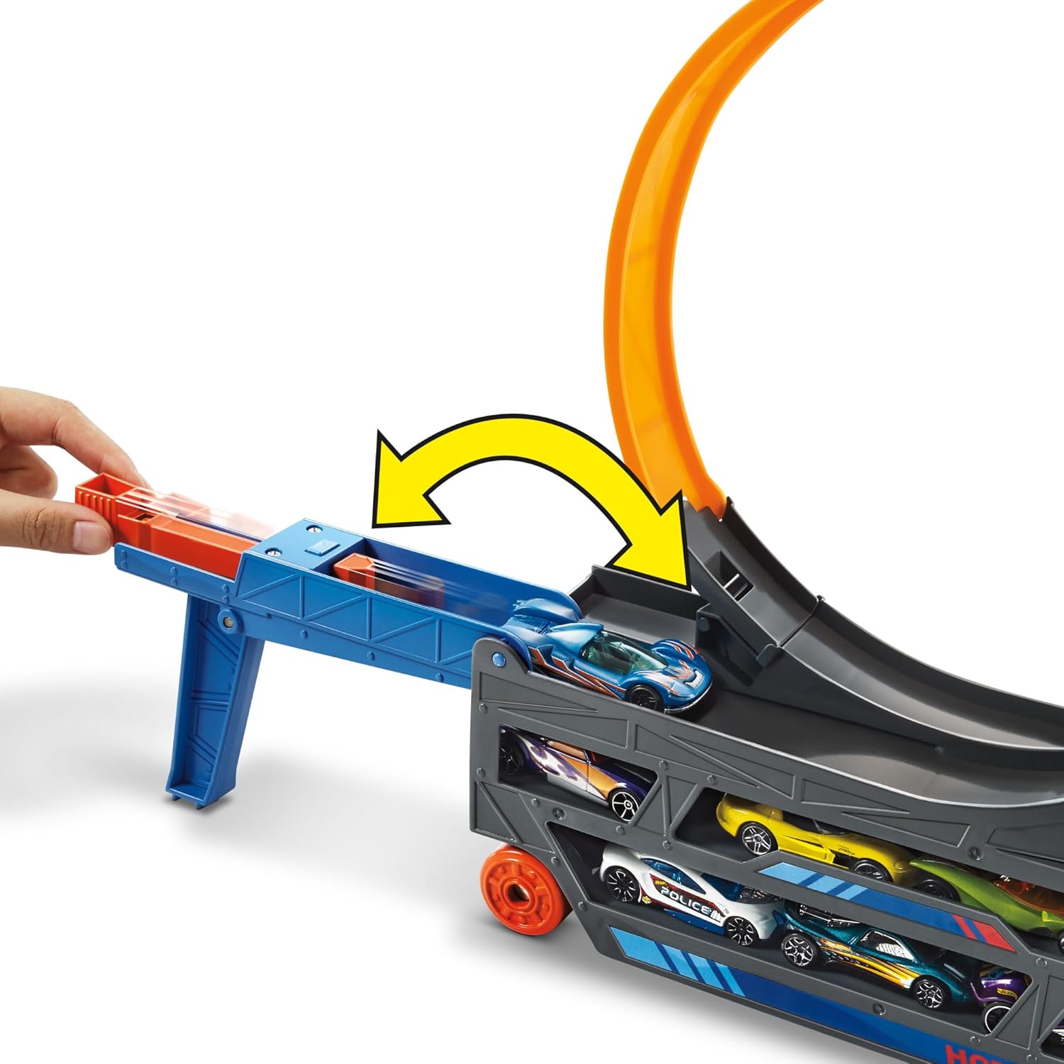 Detalle de Hot Wheels Stunt N Go Transporter 18