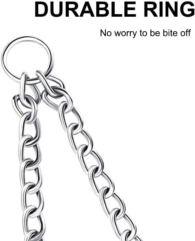 Detalle de Metal Double Dog Leash Coupler – 2 Way No Tangle, 360° Swivel for Two Dogs