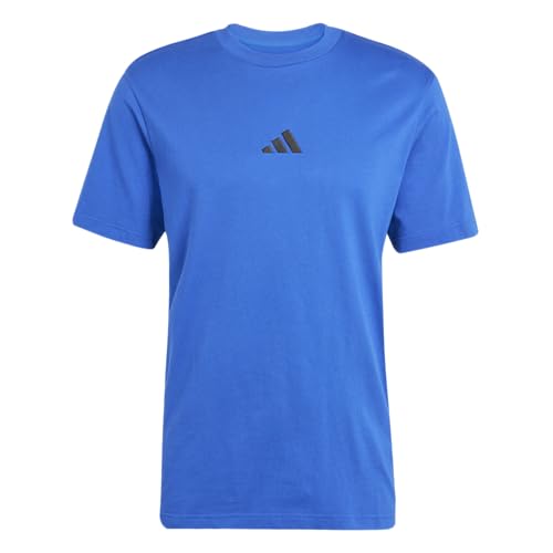 Thumbnail 7 de Camiseta adidas Uomo Essential Three Stripes Single Jersey de algodón con cuello redondo