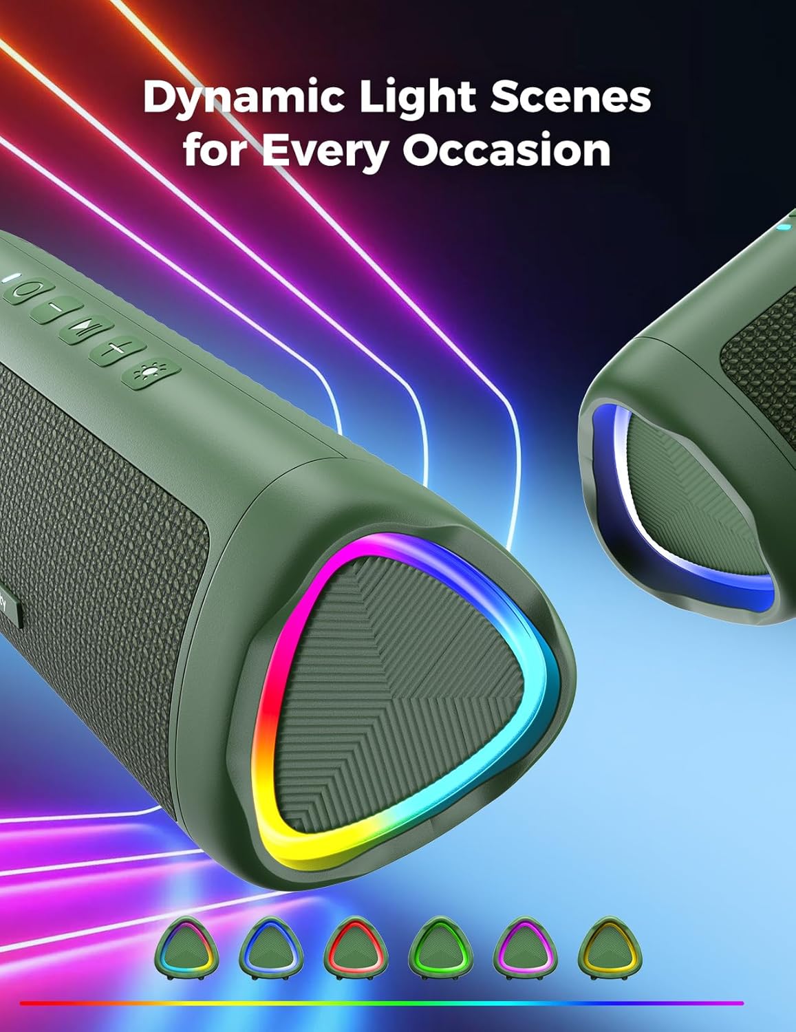 Thumbnail 2 de BolaButty Bluetooth Speaker Portable Wireless (Green)