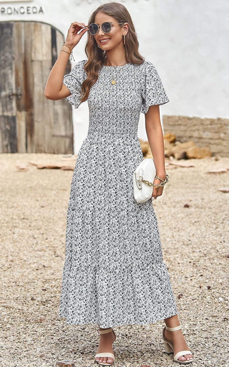 Detalle de PRETTYGARDEN Floral Maxi Dress