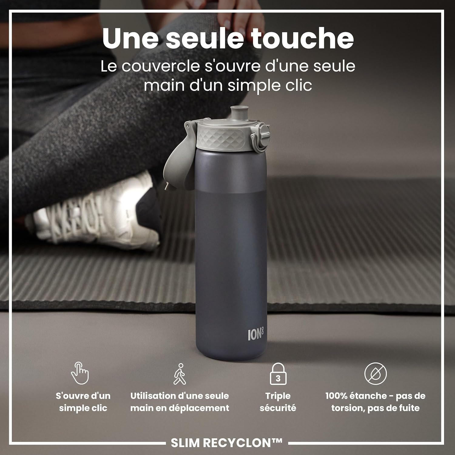 Detalle de Ion8 Gourde Paille 500 ml đ„€